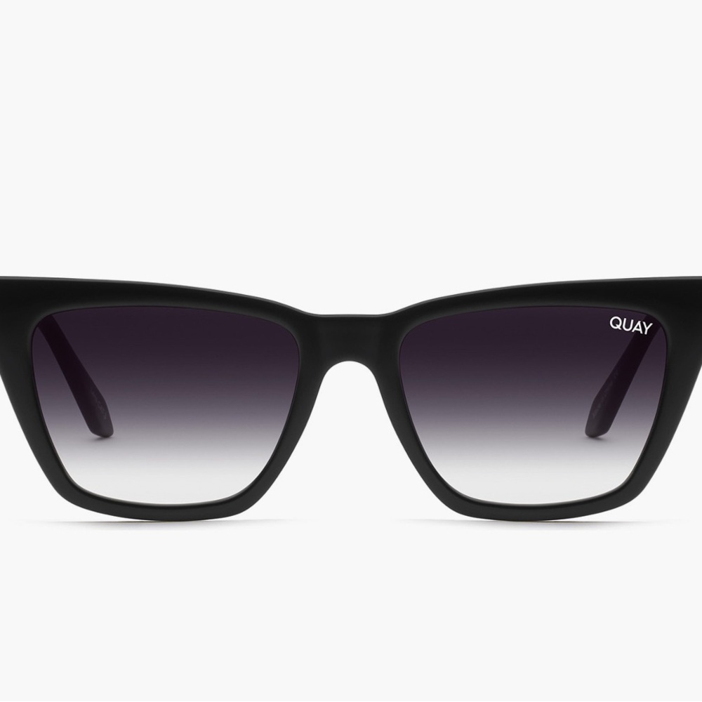 Quay Australia Black Wayfarer Sunglasses